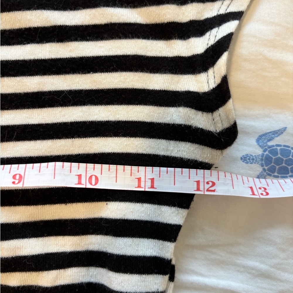 Zara Cropped Striped Tee, S - Picture 4 of 5